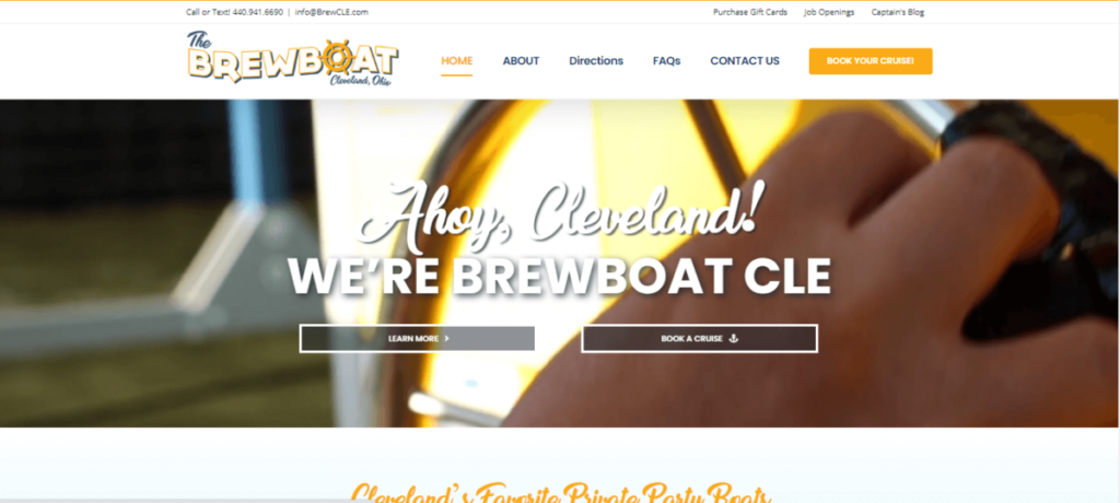 BrewBoat Cleveland